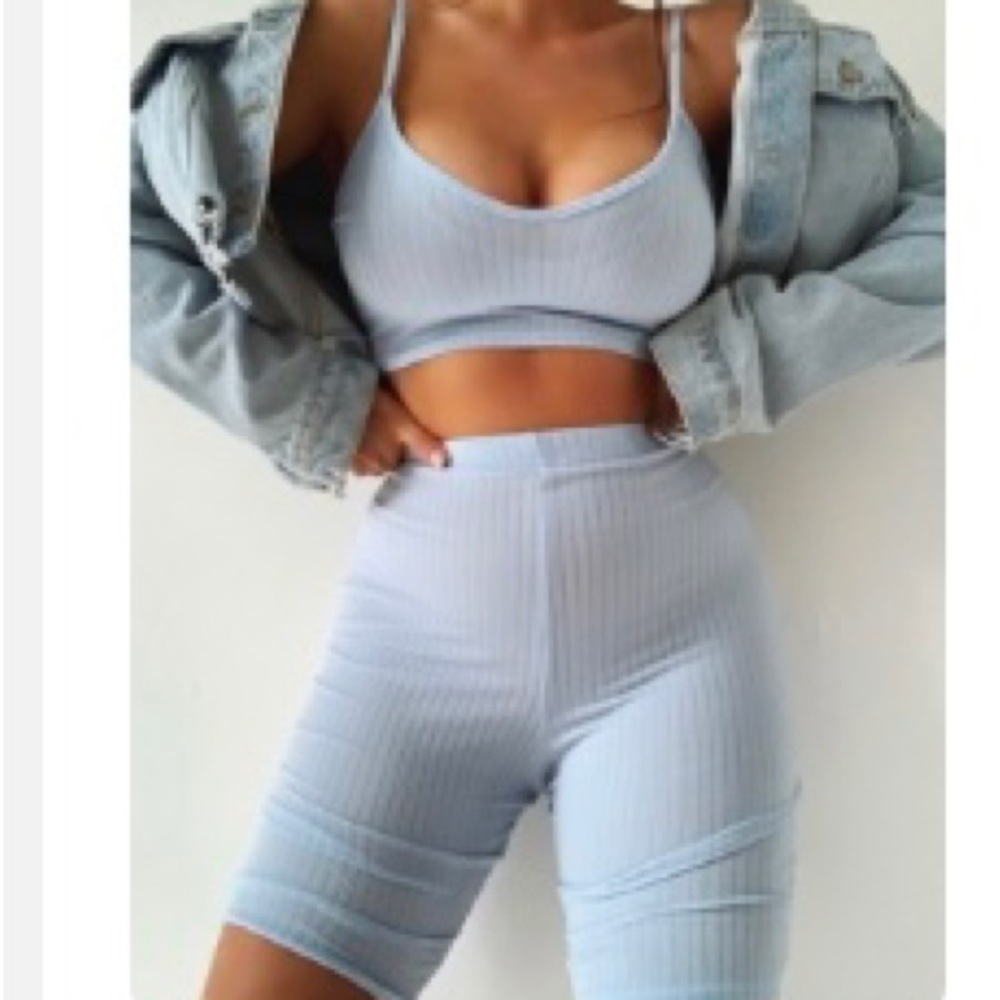 Baby Blue 2 Piece Set